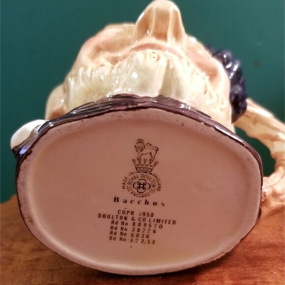 1958 Bacchus Royal Doulton Toby Character Mug - Picture 5 of 5